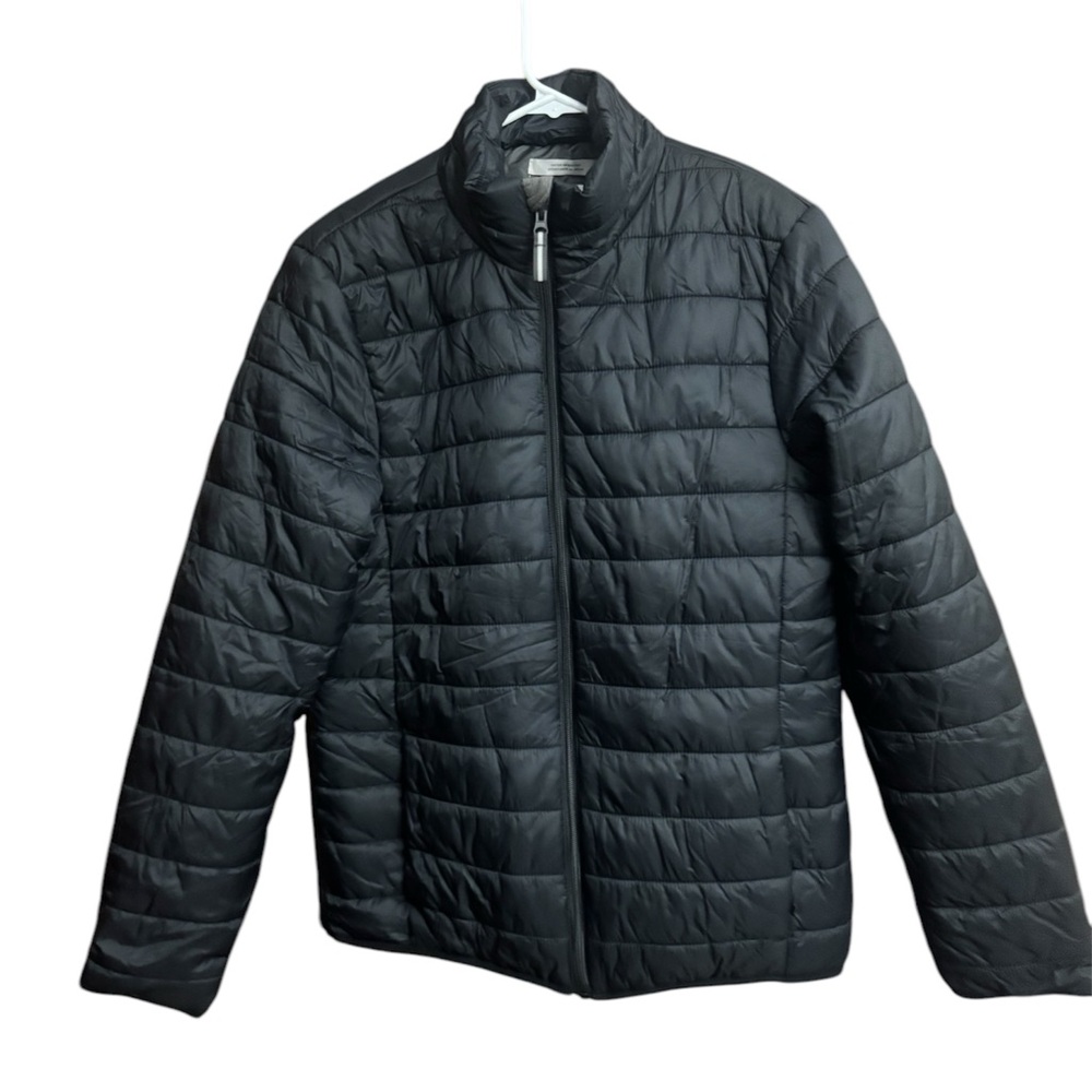 Men's Black Quilted Jacket